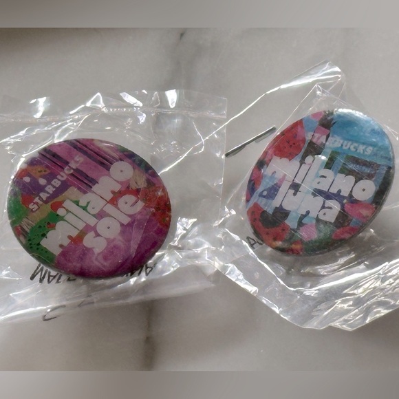 Starbucks Other - Starbucks Milano Luna Milano sole coffee official pin set